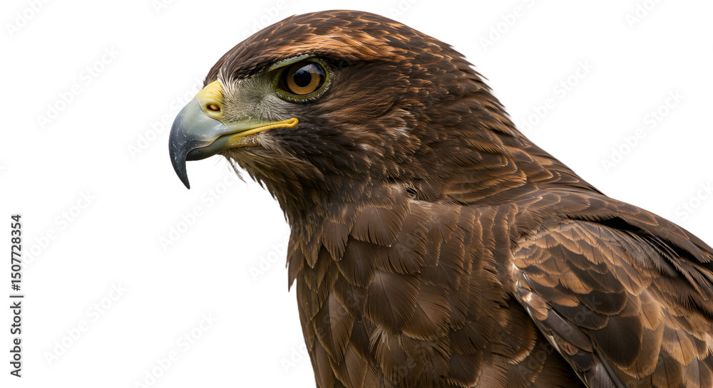 Obraz premium Close-up Portrait of a Majestic Golden Eagle, Symbol of Freedom and Wildlife Beauty
