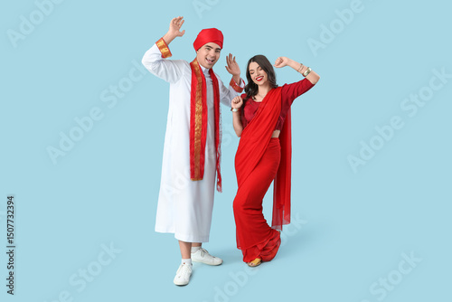 Beautiful happy Indian coup...