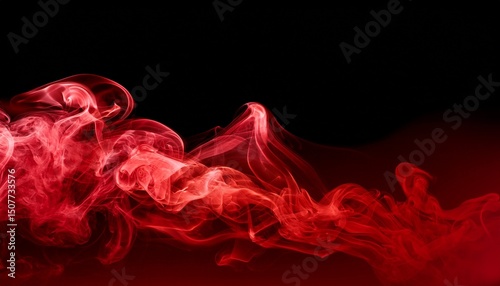 abstract red smoke on transparent background isolated red smoke or red fog on transparent background