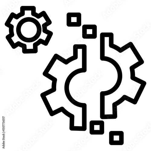 System automation gears icon