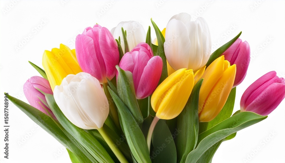 bouquet of tulips isolated on transparent background bouquet of tulips isolated on transparent background