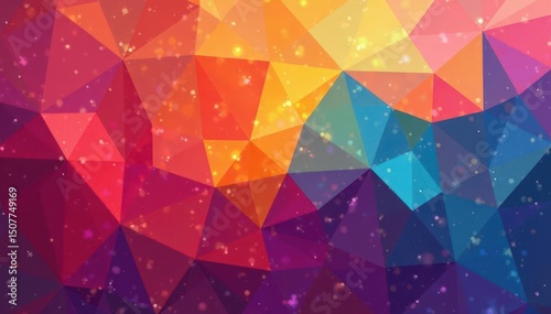 Geometric abstract shapes forming a continuous pattern , angles, pattern, modern