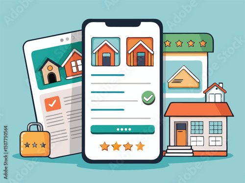 Online House Hunting Mobile App Homes Real Estate