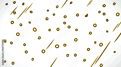 Abstract Bokeh Background - simple vector, isolated on white background   