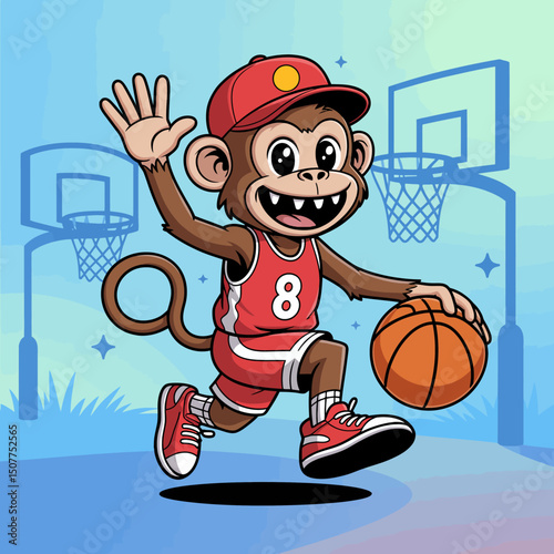 Basketball Monkey Victory