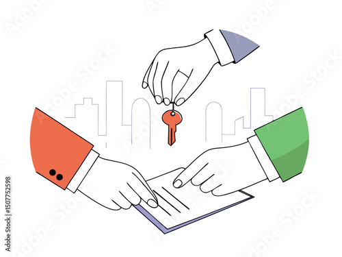 Handing Over Keys Real Estate Contract