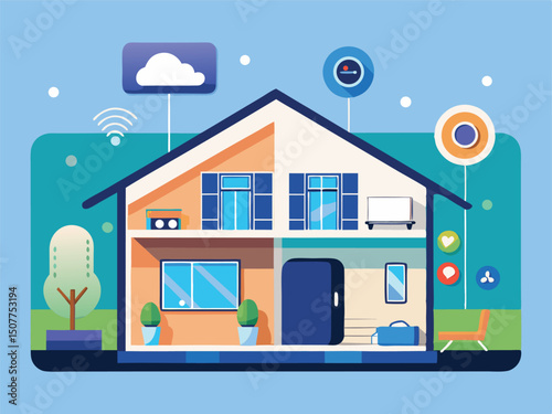 Smart Home Interior Design Technology House