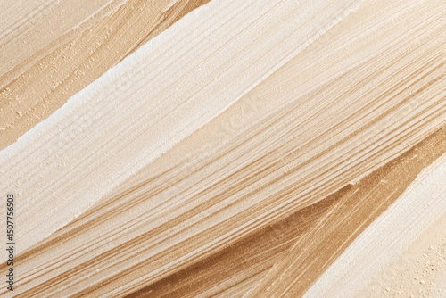 Abstract Diagonal Texture Background In Gold Beige And White Tones