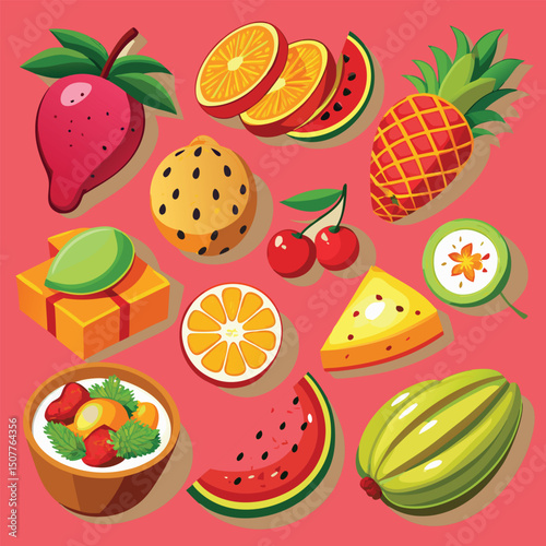 Gourmet Culinary Vector Collection