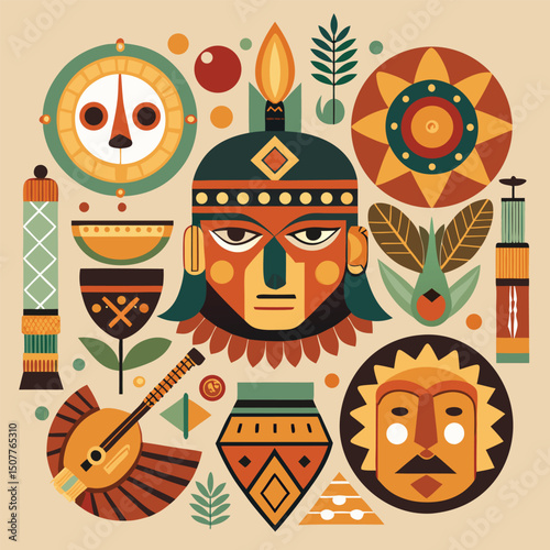 Vibrant Cultural Heritage Vector Collection