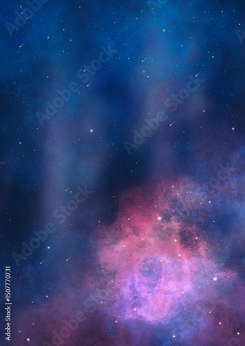 Space night sky stars illustration picture background