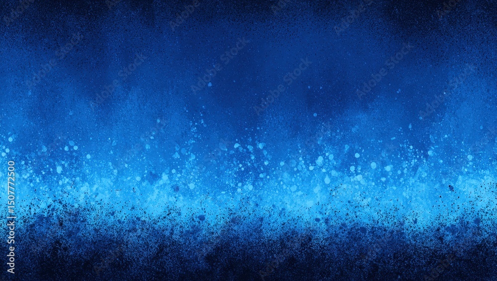 Obraz premium Abstract Blue Background With Glitter Particles