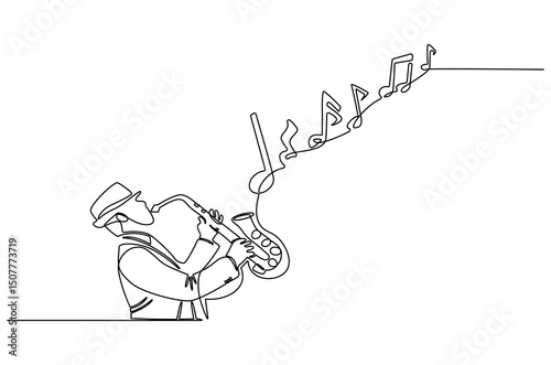 Continuous one line drawing of Business woman. Single line drawing illustration of Lady entrepreneur. Professional executive manager concept vector art. Doodle line illustration.