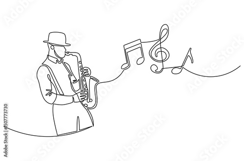 Continuous one line drawing of Business woman. Single line drawing illustration of Lady entrepreneur. Professional executive manager concept vector art. Doodle line illustration.