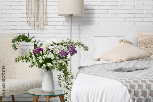 Vase with beautiful flowers...