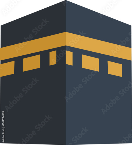 Kaaba Icon Mecca Islam PNG
Masjid al-Haram Holy Kaaba Illustration