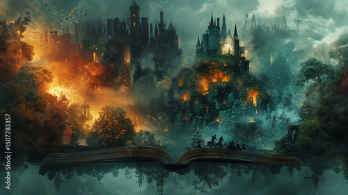 Epic fantasy book opens a portal between kingdoms of fire and ice