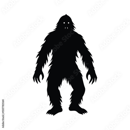  silhouette of a Sasquatch