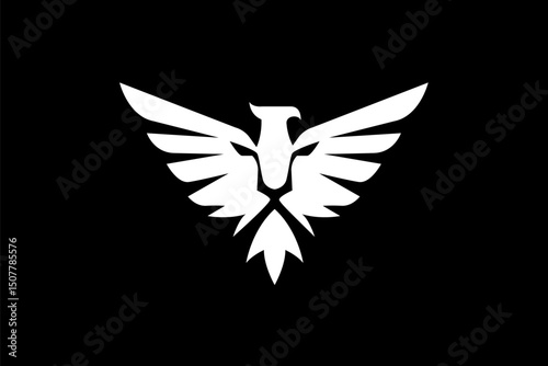 Eagle with lion as logo design vector image