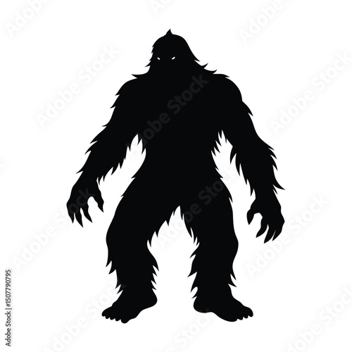 Bigfoot  vector Silhouette 