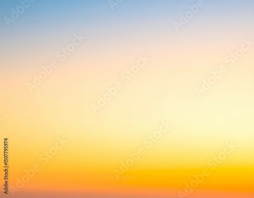 Tranquil Sunrise Over a Soft Horizon with Gentle Color Gradients