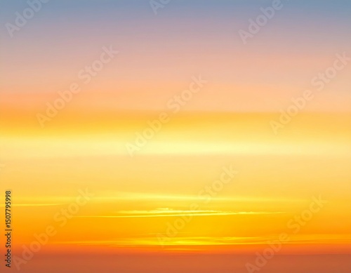 Serene Sunset Over Tranquil Ocean Water with Gentle Color Gradients