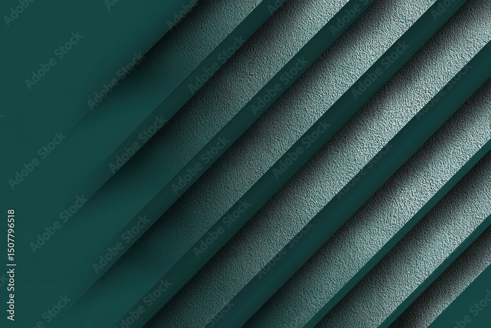Obraz premium Abstract Teal Diagonal Design Background