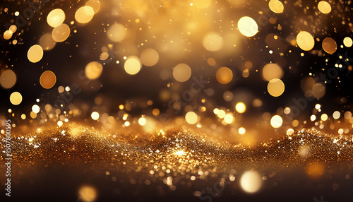 glitter lights grunge background gold glitter defocused abstract twinkly gold lights background