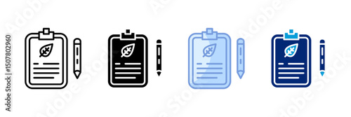 Eco Design Icon Set Multiple Style Collection