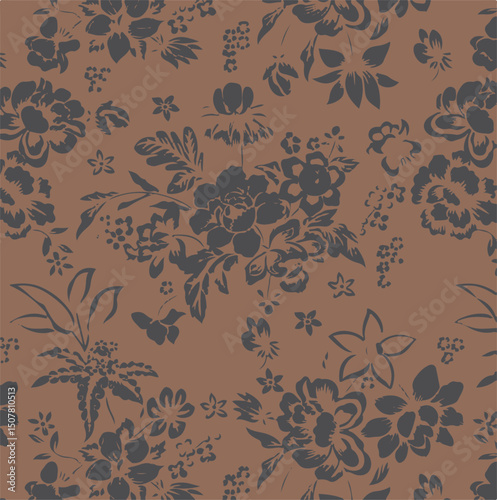 Flower Seamless Pattern , Floral Seamless Pattern.