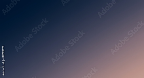 Abstract Gradient Background Deep Blue to Soft Peach Color Transition