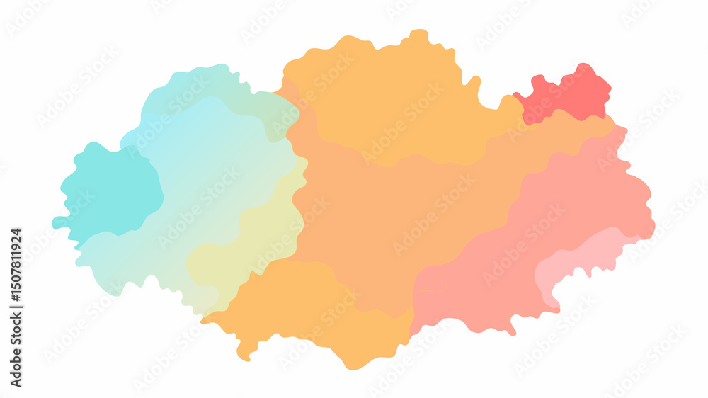 Naklejka premium Abstract pastel watercolor background design