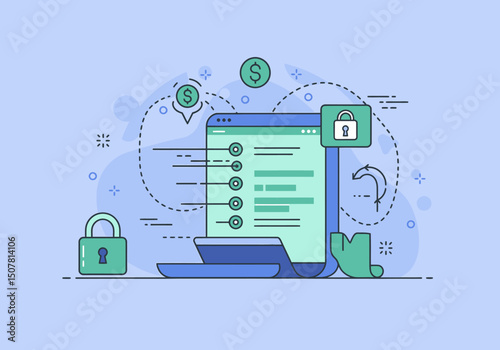 Secure Online Transaction Data Protection and Digital Security