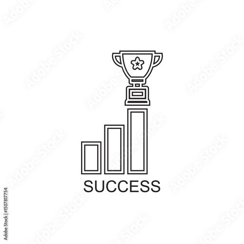 success icon , business icon vector