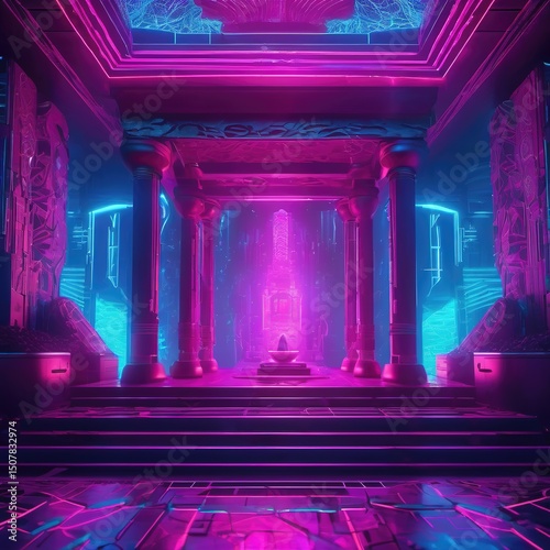 Dreamcore Techno-Ritual: Surreal Digital Temple Scene Filmed with ARRI Alexa