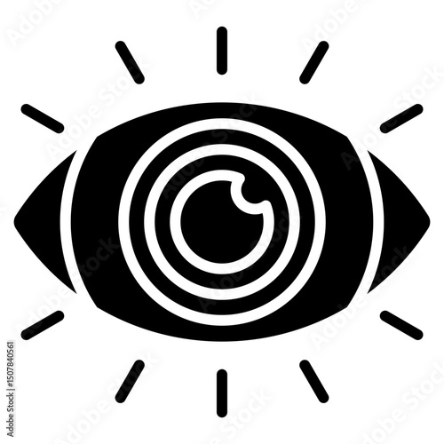 Awareness glyph icon