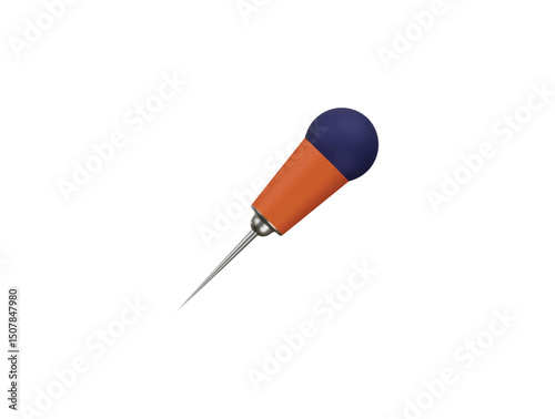 awl icon 3d illustration render