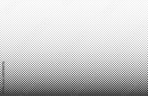 Halftone Diamond Gradient Background – Geometric Monochrome Texture