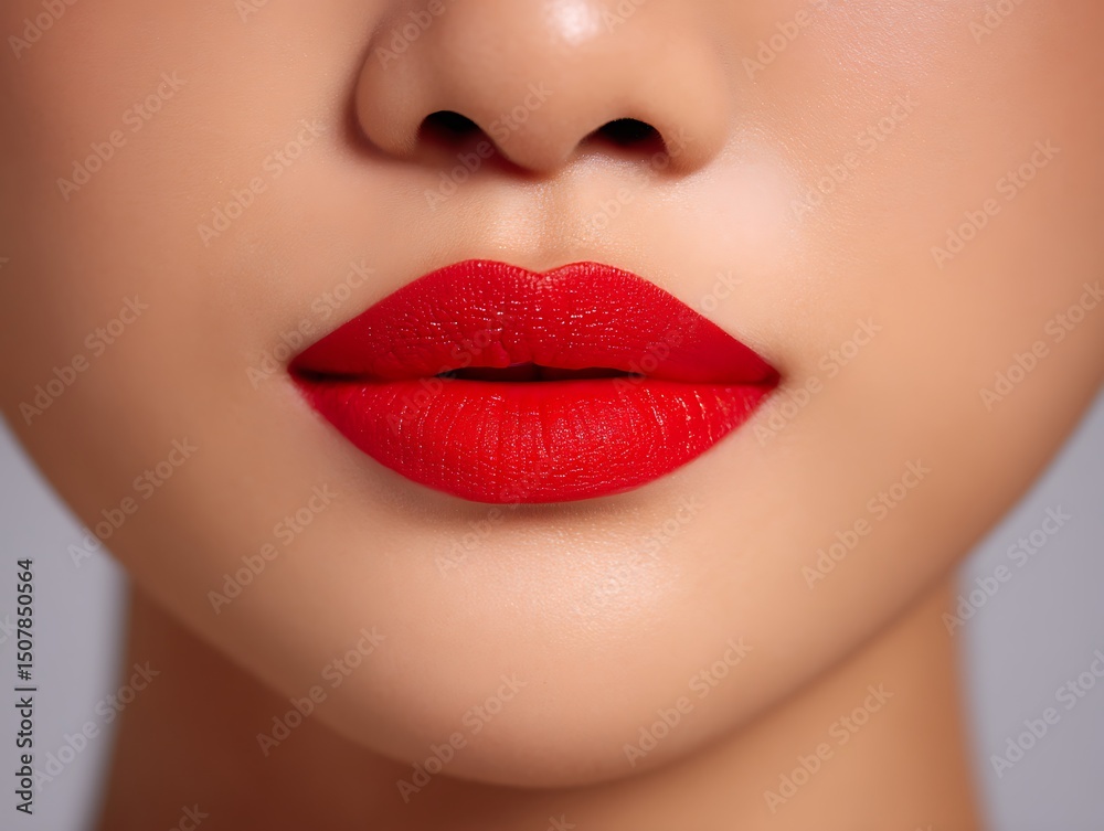 red lipstick makeup closeup beauty fashion lips cosmetics glamour red lipstick makeup closeup beauty fashion lips cosmetics glamour
