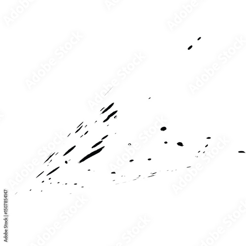 Abstract Ink Splatter Design