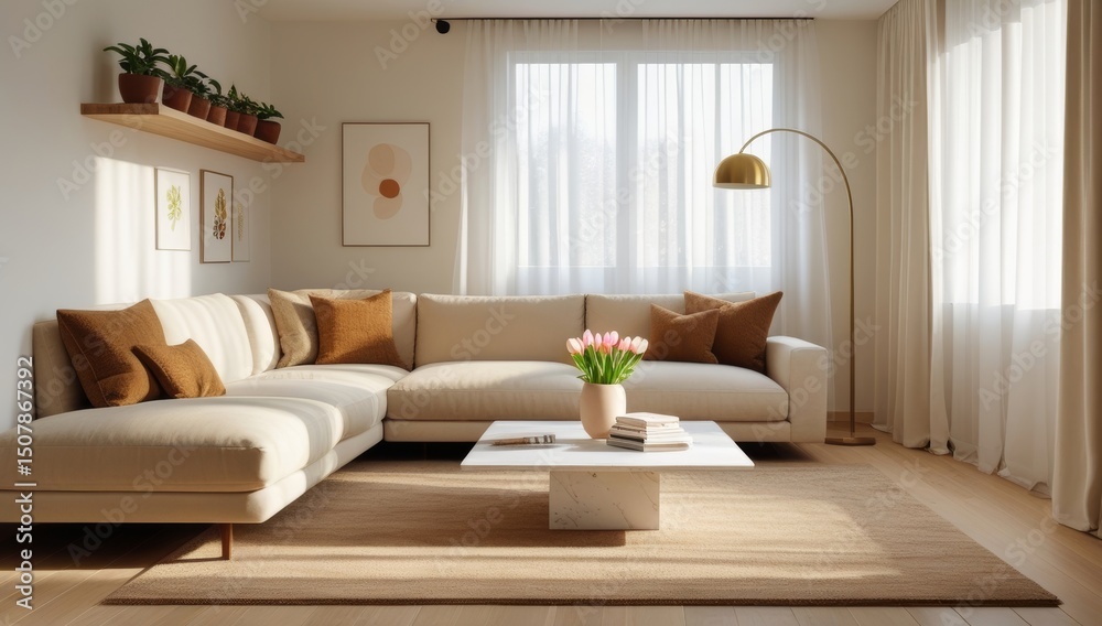 Fototapeta premium Futuristic Technology Illustration of a Complex Geometric Shape with Glowing Lines