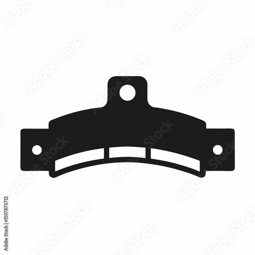 Ratchet Belts Silhouette Vector Design Mockup Template for Fashion and Technical Illustrations