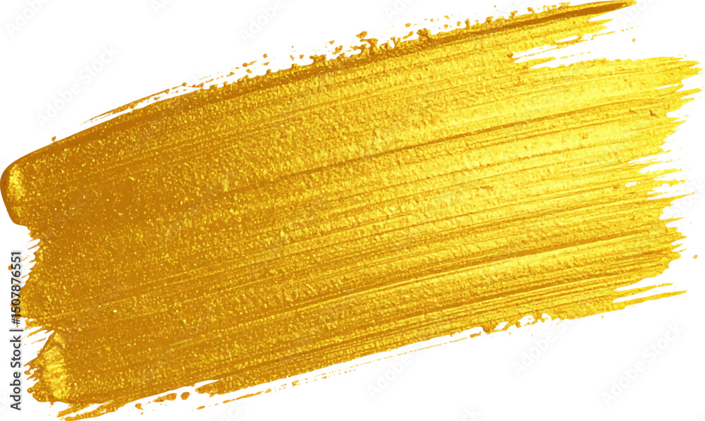 Abstract yellow paint with a grunge gold texture