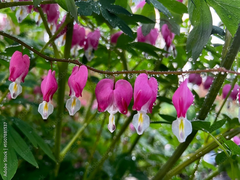 pink bleeding hearts flowers pink bleeding hearts flowers