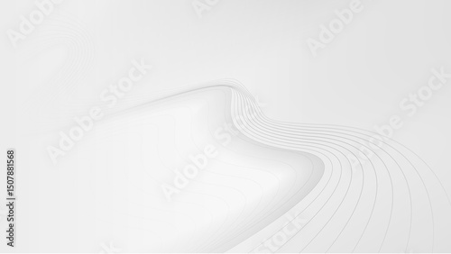 Waves lines gray palette
