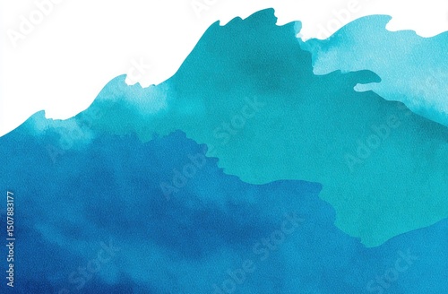 Abstract Watercolor Paint Background Gradient