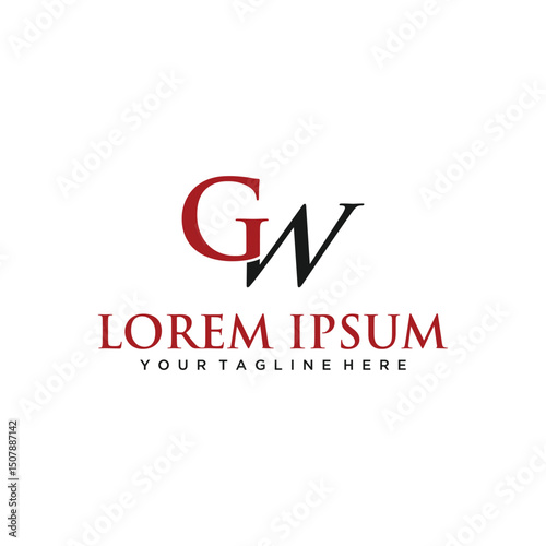 Free Download Elegant Monogram GW Logo Design - GFXLoad