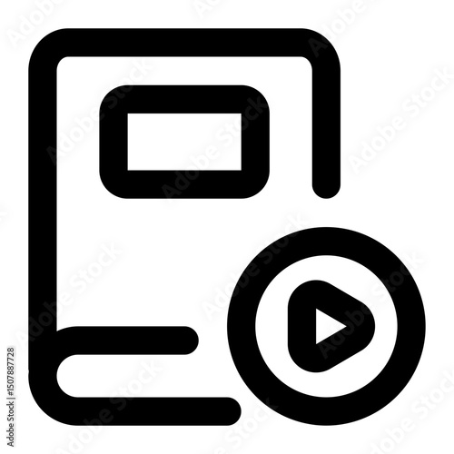 audio book icon for illustration