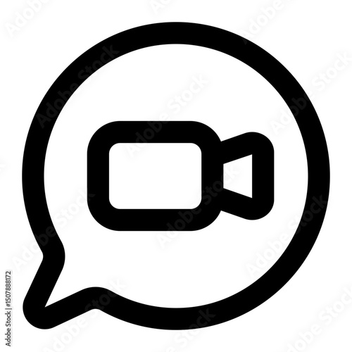 video camera icon for illustration