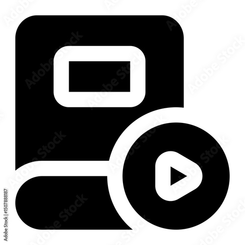 audio book icon for illustration